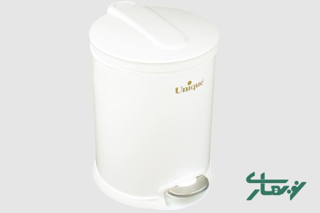سطل-زباله-16-لیتر-سفید-4130-یونیک