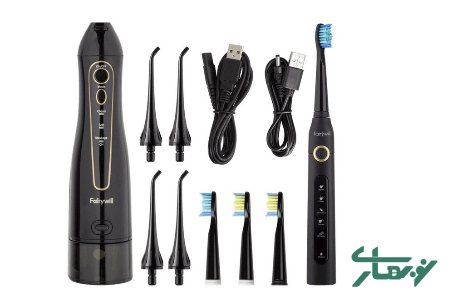 عکس محصول - مسواک-برقی-فایری-ویل-مدل-oral-care-combo-به-همراه-دستگاه-شستشوی-دهان-و-دندان