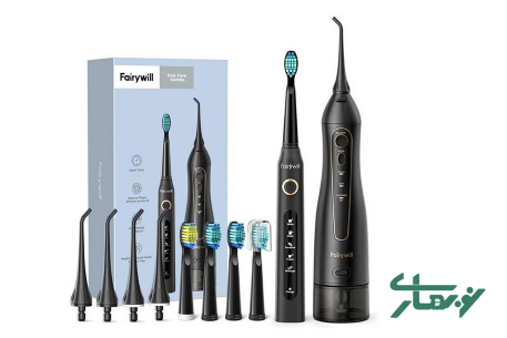 عکس محصول - مسواک-برقی-فایری-ویل-مدل-oral-care-combo-به-همراه-دستگاه-شستشوی-دهان-و-دندان