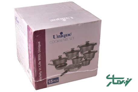 عکس محصول - سرویس-قابلمه-15-پارچه-یونیک-مدل-8520