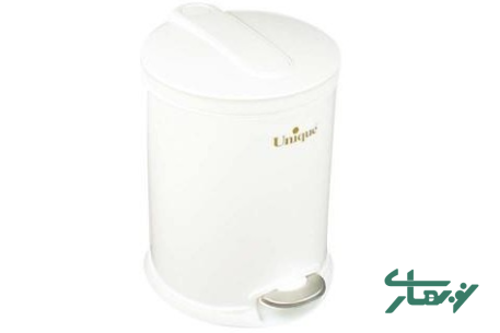 سطل-زباله-16-لیتر-سفید-4130-یونیک
