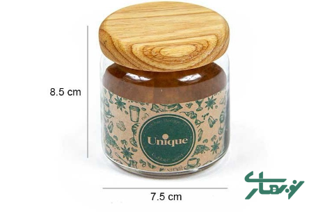 عکس محصول - جا-ادویه-چوبی4-تایی-پایه-دار-یونیک-مدل-un-6133