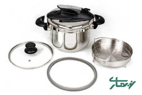 زودپز-یونیک-مدل-استیل-کد-8618-گنجایش7-لیتر